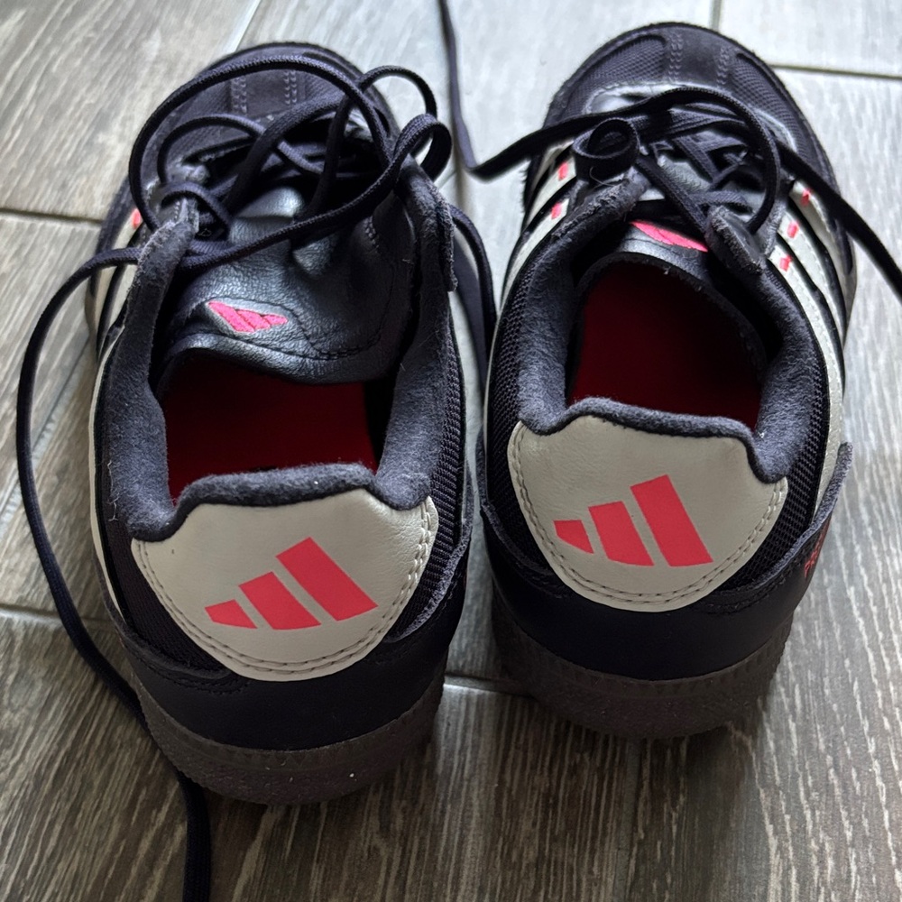Adidas Navy and White Kids Sneakers, 1.5 - Picture 3 of 4